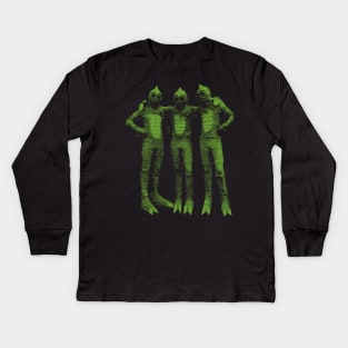 Sleestaks Trio by HomeStudio Kids Long Sleeve T-Shirt